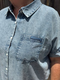 The Blue Ridge Button Up Top