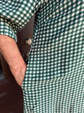The Evergreen Gingham Dress