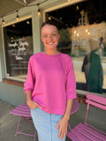 The Boardwalk Pink Top • Only 1 Medium Left