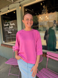 The Boardwalk Pink Top • Only 1 Medium Left