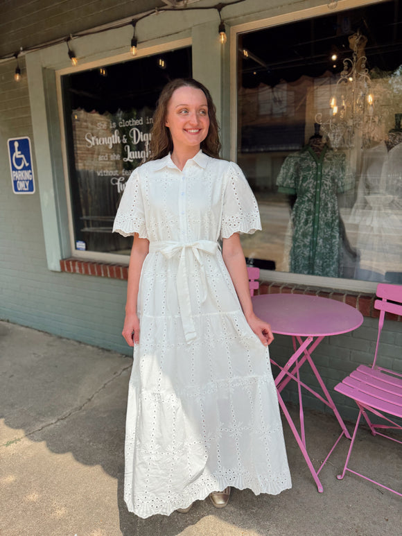 The Keepsake Eyelet Dress – Unique Designs