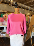 The Boardwalk Pink Top • Only 1 Medium Left