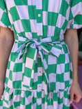 The Emerald Check Dress