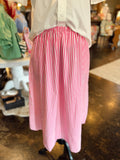 The Pink Lemonade Stripe Skirt