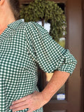 The Evergreen Gingham Dress