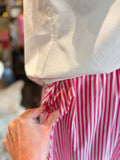 The Pink Lemonade Stripe Skirt