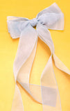 Sheer Bow Ribbon Hair Clip