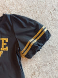 The Black & Gold Puff Sleeve Tee
