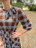 The Briar Midi Plaid Dress • GOING FAST