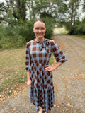 The Briar Midi Plaid Dress • GOING FAST