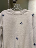 The Blue Bow Darling Sweatshirt • 1 Medium Left