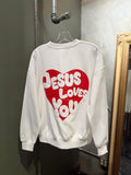 The Jesus Loves You Heart Sweatshirt • Only 2 Small Left