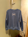 The Blushing Bow Sweatshirt • 1 Medium Left